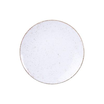 Prato Sobremesa Tramontina Rustico Marrom MaxForce em Porcelana 23 cm