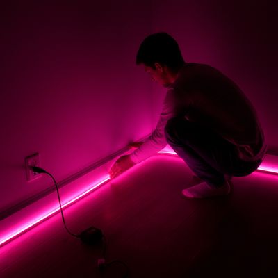Fita LED Neon 5 Metros Siliconado Decoração Flexível Cor:Rosa
