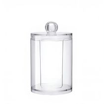 Porta Algodão Cotonete Transparente Acrílico
