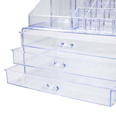Organizador Porta Maquiagem Acrilico Duplo Batom