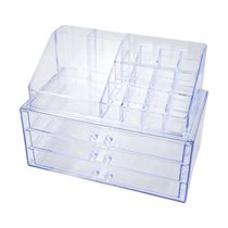 Organizador Porta Maquiagem Acrilico Duplo Batom