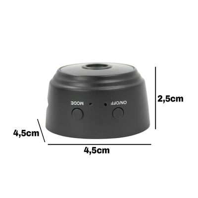 Mini Câmera Espiã Grava Vídeo Foto App Visão Noturna
