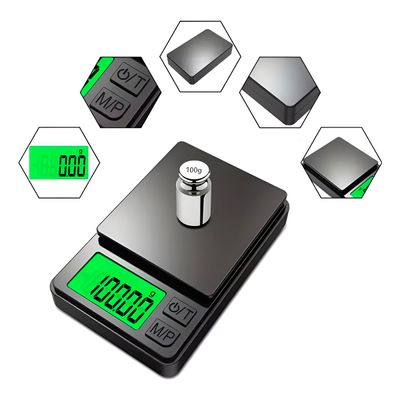Mini Balança 500g Alta Precisão Joias Temperos Digital