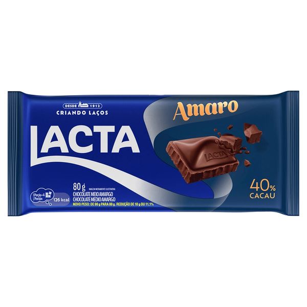 Chocolate Lacta Amaro 80g