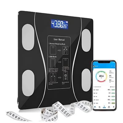 Balança Digital Bioimpedância Bluetooth Aplicativo Medição - Monitoramento Completo da Sua Saúde