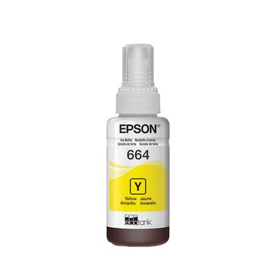 Refil de Tinta Epson T664 Amarelo Amarela