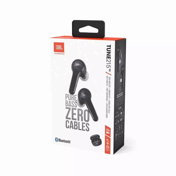 Fone de Ouvido Intra-Auricular JBL Tune T215TWS Preto Fone de Ouvido Intra-Auricular JBL Tune T215TWS Preto