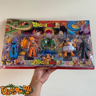 Kit 4 Bonecos Dragon Ball Z Action Figure Esféras Do Dragão