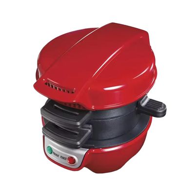 Sanduicheira Máquina Hambúrguer 220V - Vermelho