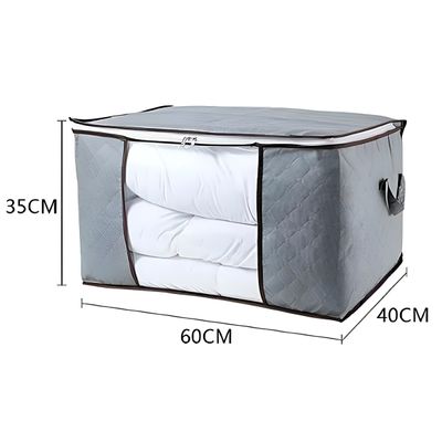 Saco Organizador Bolsa Roupas Cinza