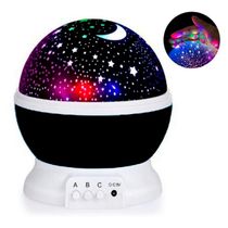 Luminária Projetor Estrelado 360º Cor:Preto