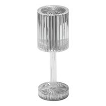 Luminária LED Abajur Acrílico Transparente