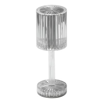 Luminária LED Abajur Acrílico Transparente