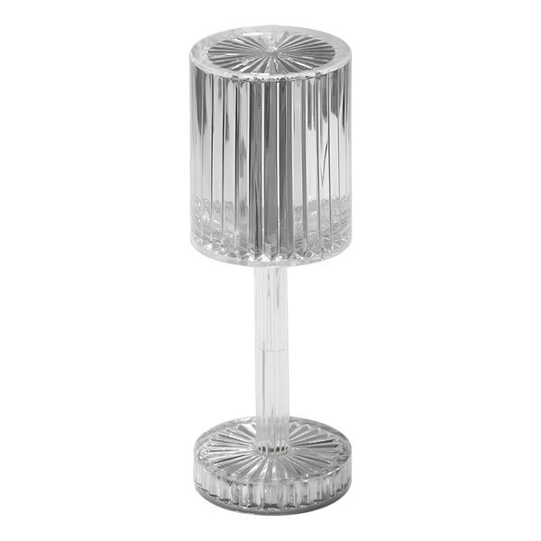 Luminária LED Abajur Acrílico Transparente