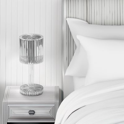 Luminária LED Abajur Acrílico Transparente