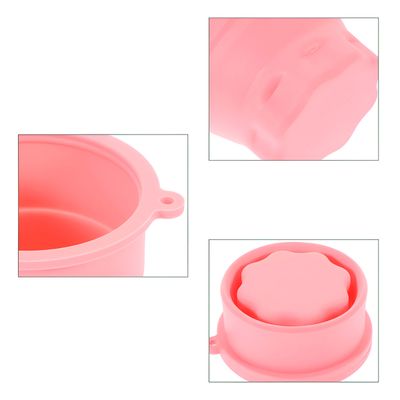 Limpador Organizador Pincéis Silicone Modelo:Rosa