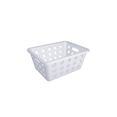 Cesta Organizadora Coza One Pequena em Plástico Cristal