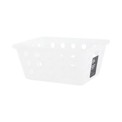 Cesta Organizadora Coza One Pequena em Plástico Cristal