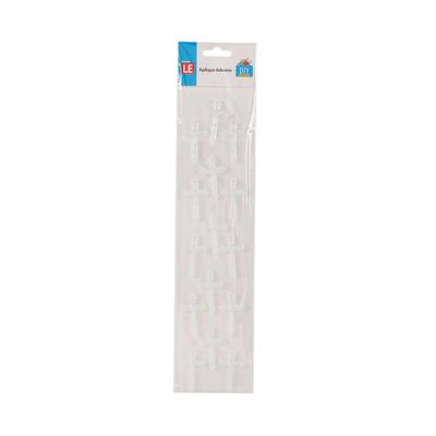 Adesivo Le Cruz 40mm com 15 Unidades Cores Diversas - Item Sortido