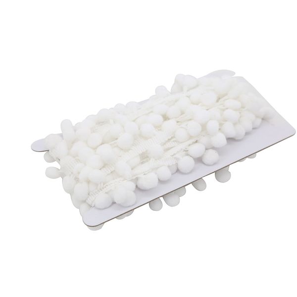 Fita Pompom Le 1,8cmx9,1m Branca Fita Pompom Le 1,8cmx9,1m Branca