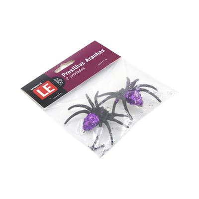 Presilha de Aranha Le Halloween com 2 Unidades
