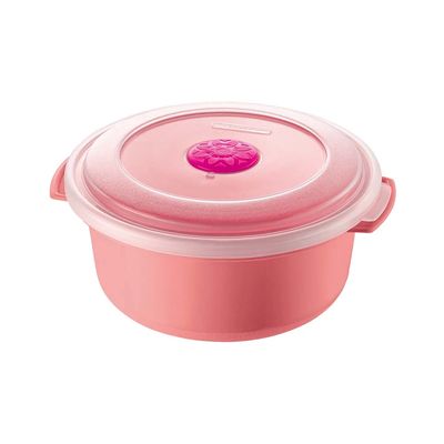 Conjunto de Potes Sanremo em Plástico Colorida Redondo com 3 Peças 530ml