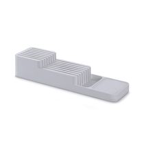 Porta Facas Organizador de Gavetas Arth Branco em Plástico 38,3x11x7,2cm