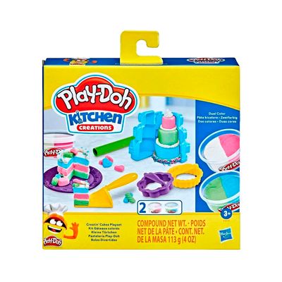 Conjunto Playdoh Creatin Cakes Playset