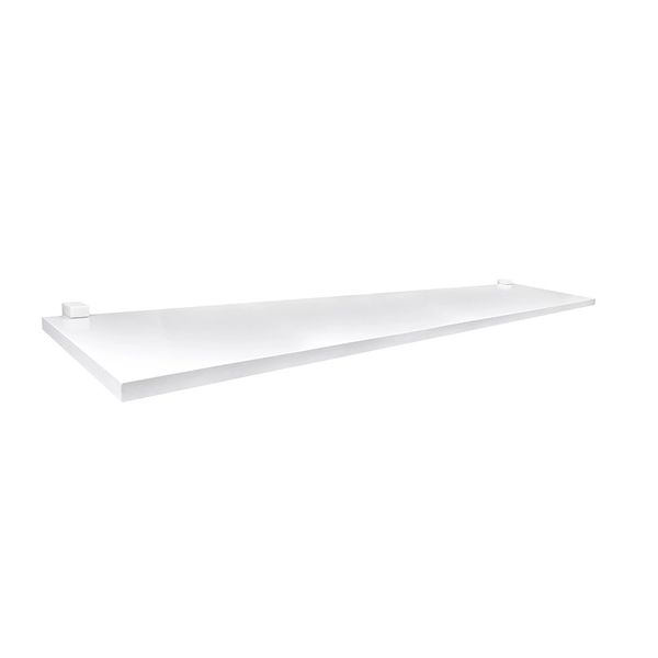 Prateleira Prat-K Kids Me Leve com Suporte Branca 1,2x20x100cm Prateleira Prat-K Kids Me Leve com Suporte Branca 1,2x20x100cm