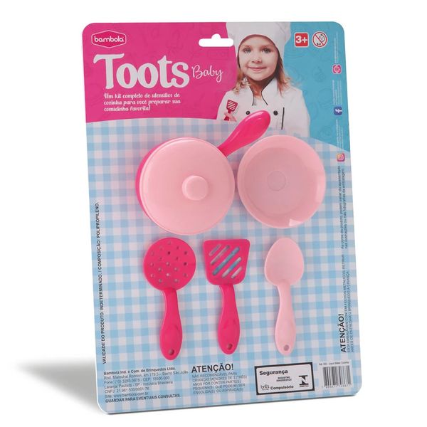 Kit Chef de Cozinha Bambola Toots Chef na Cartela Kit Chef de Cozinha Bambola Toots Chef na Cartela