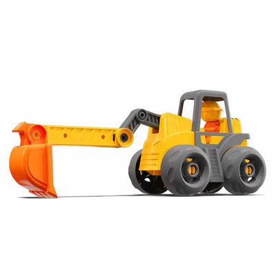 Brinquedo Escavadeira Cardoso Open Tracks Trator com Boneco