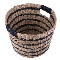 Cesto Decorativo Redondo Cazza Oasis 23x29cm Listrado