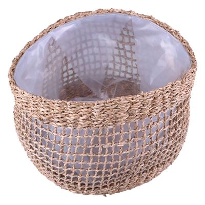 Cesto Decorativo Redondo Cazza Cabana 30x20x26cm