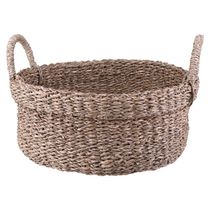 Cesto Decorativo Oval com Alça Cazza Galé 13x33cm
