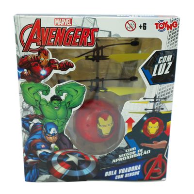 Bola Voadora Toyng com Sensor de Mão Vingadores - Item Sortido