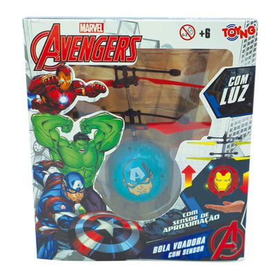 Bola Voadora Toyng com Sensor de Mão Vingadores - Item Sortido