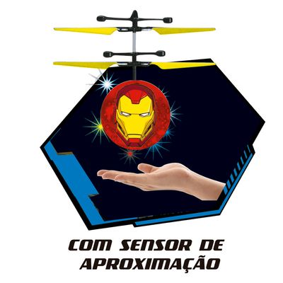Bola Voadora Toyng com Sensor de Mão Vingadores - Item Sortido