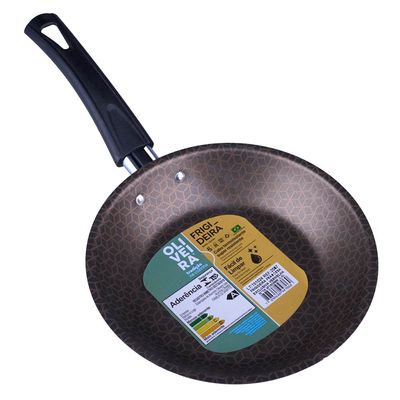 Frigideira Francesa Exclusive Vermelha Alumínio Oliveira 18cm