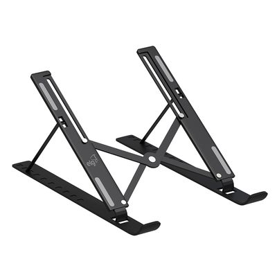 SUPORTE DE MESA PORTATIL PARA NOTEBOOK / LAPTOP - 10" a 17,3"- 10 NÍVEIS DE ALTURA - PRETO - NTB8520