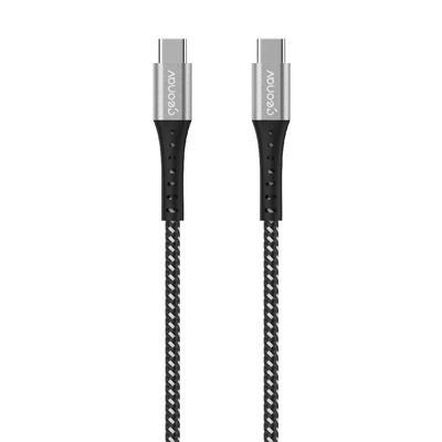 Cabo Usb-c para Usb-c Geonav Esc06bk 1,2 metros 100w Branco