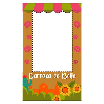 Painel Vazado Junino 30x50cm Playfun - Item Sortido