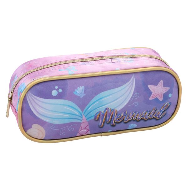 Estojo Infantil Feminino Sereia ES43230 - Seanite