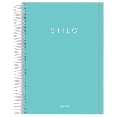 Caderno Universitário 1M PP 80F Stilo Verde Pastel 6886377- Jandaia