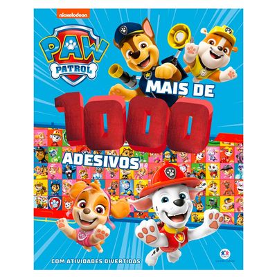 Livro 1000 Adesivos Patrulha Canina 17564 - Ciranda