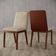 Conjunto 2 Cadeiras Pietra P/ Mesa De Jantar Detalhes Corano Nature Com Corano Caramelo Com Creme