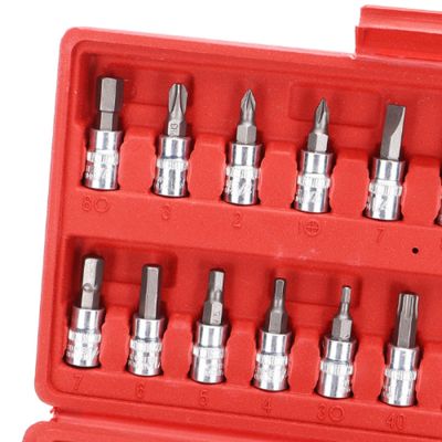 Conjunto de Ferramentas Socket 1/4 – 46 Peças com Soquetes, Chaves e Acessórios em Aço Cromo
