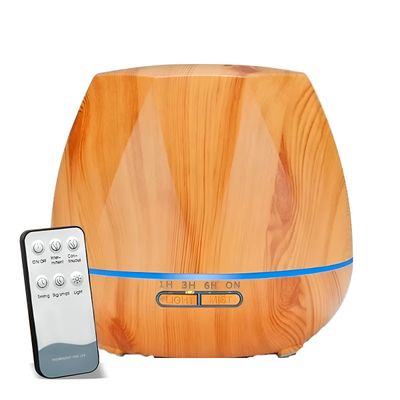 Difusor de Aromas Elétrico Ultrassônico 400ml com LED e Controle Remoto – Silencioso e Bivolt
