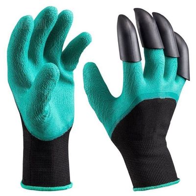 Luva Para Jardinagem Com Garras Cavar Jardim