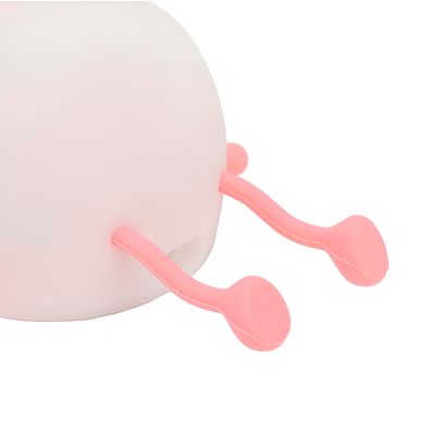 Luminária LED Infantil Recarregável Touch em Silicone – 3 Níveis de Brilho, Luz Noturna Deco LED Decoração  - Rosa