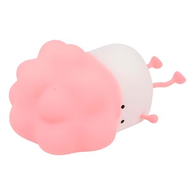 Luminária LED Infantil Recarregável Touch em Silicone – 3 Níveis de Brilho, Luz Noturna Deco LED Decoração  - Rosa